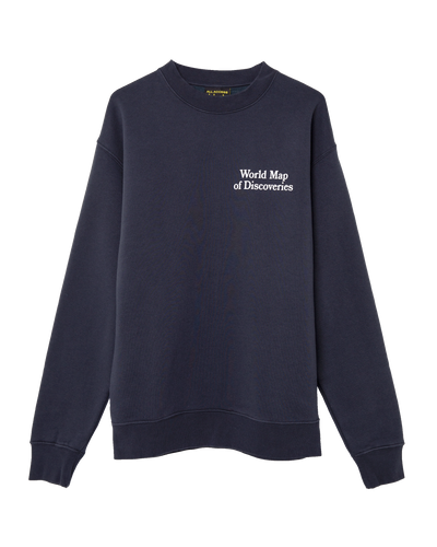 Public Possession Worldmap of Discoveries Crewneck