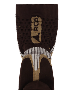 ROA Bone Socks Brown