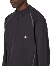 Carica l&#39;immagine nel visualizzatore di Gallery, ROA Jersey Half Zip Black