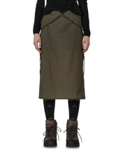 Carica l&#39;immagine nel visualizzatore di Gallery, ROA Gly See Through Mid Skirt Olive