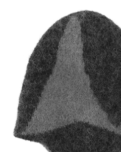 ROA Bonnet Mohair Beanie Black