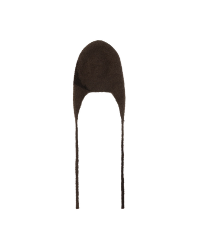 ROA Bonnet Mohair Beanie Brown