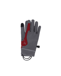 ROA Andie Base Layer Gloves Black Grey Dark Red