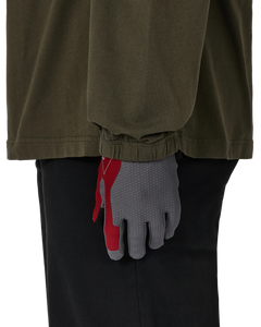 ROA Andie Base Layer Gloves Black Grey Dark Red