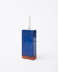 NIKO JUNE A Single Brick Candle L Dark Blue