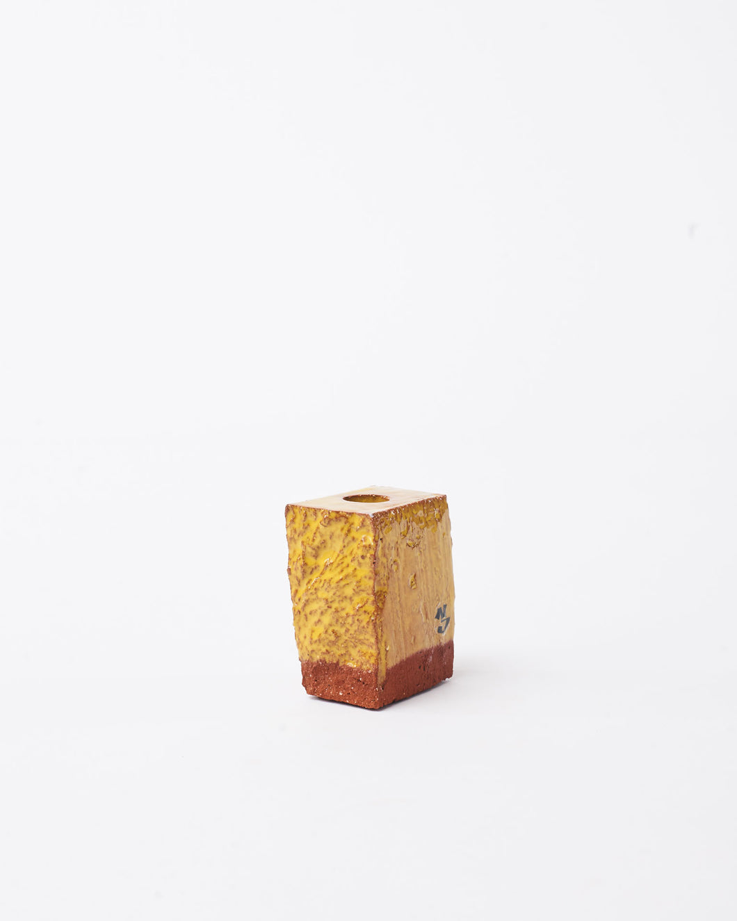 NIKO JUNE A Single Brick Candle S Yellow