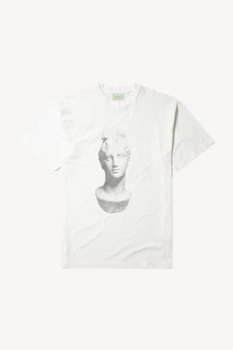 Aries Aged Statue SS Tee White