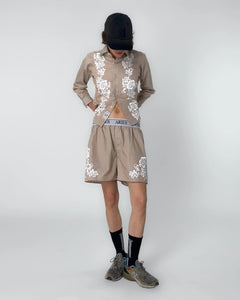 Aries Lace Overprinted Poplin Shirt