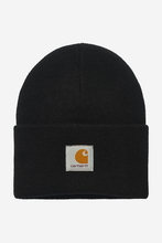 Carica l&#39;immagine nel visualizzatore di Gallery, Carhartt WIP Acrylic Watch Hat Black