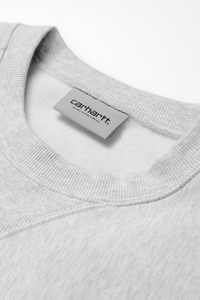 Carhartt WIP American Script Sweatshirt Ash Heather