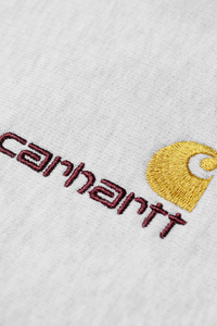 Carhartt WIP American Script Sweatshirt Ash Heather