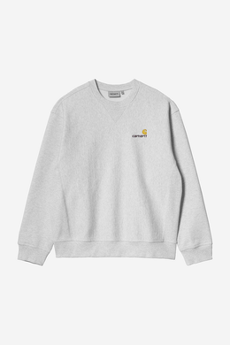 Carhartt WIP American Script Sweatshirt Ash Heather