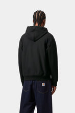 Carica l&#39;immagine nel visualizzatore di Gallery, Carhartt WIP Hooded American Script Sweatshirt Black