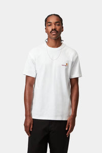 Carhartt WIP S/S American Script White