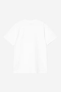 Carhartt WIP S/S American Script White