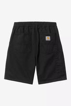 Carica l'immagine nel visualizzatore di Gallery, Carhartt WIP Flint Short Black, Garment dyed