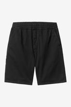 Carica l'immagine nel visualizzatore di Gallery, Carhartt WIP Flint Short Black, Garment dyed