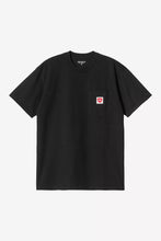 Carica l'immagine nel visualizzatore di Gallery, Carhartt WIP S/S Pocket Heart T-Shirt Black/ Red