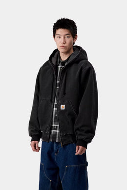 Carhartt WIP OG Active Jacket (Winter) Black, stone washed
