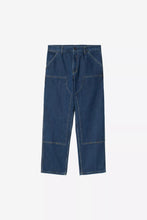 Carica l'immagine nel visualizzatore di Gallery, Carhartt WIP Double Knee Pant Blue "Stone Washed"