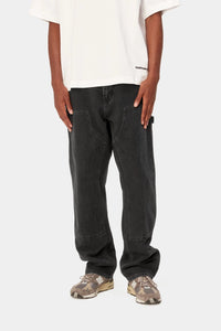 Carhartt WIP Double Knee Pant Black "Stone Washed"