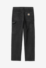 Carica l&#39;immagine nel visualizzatore di Gallery, Carhartt WIP Double Knee Pant Black &quot;Stone Washed&quot;