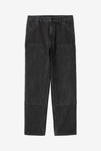 Carica l&#39;immagine nel visualizzatore di Gallery, Carhartt WIP Double Knee Pant Black &quot;Stone Washed&quot;