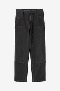 Carhartt WIP Double Knee Pant Black "Stone Washed"