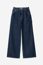 Carica l&#39;immagine nel visualizzatore di Gallery, Carhartt WIP W&#39; Jens Pant Blue Heavy Stone Wash