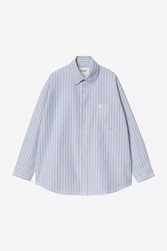 Carhartt WIP Dowlen Shirt Cotton Oxford Bleach / White