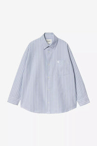 Carhartt WIP Dowlen Shirt Cotton Oxford Bleach / White