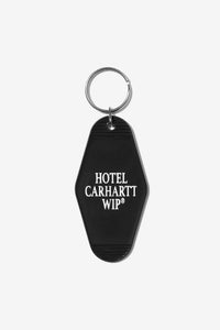 Carhartt WIP Hotel Keys Keychain Plastic Black / White