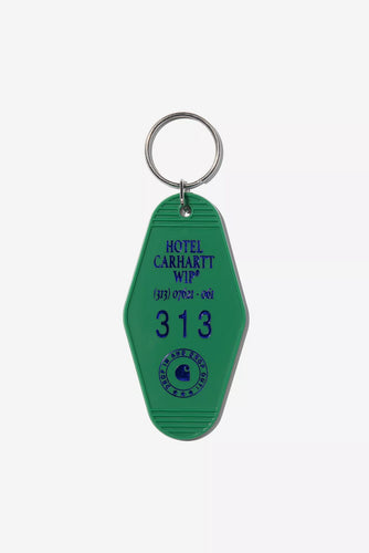 Carhartt WIP Hotel Keys Keychain Aspen Green / Aura