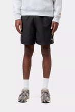 Carica l'immagine nel visualizzatore di Gallery, Carhartt WIP Chase Swim Trunks Black/Gold