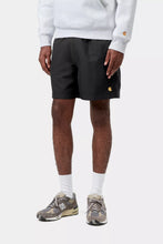 Carica l'immagine nel visualizzatore di Gallery, Carhartt WIP Chase Swim Trunks Black/Gold