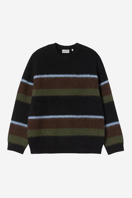 Carhartt WIP Merton Sweater Sundling Stripe/Palisander