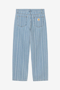 Carhartt WIP Rylan Pant 'Hampton' Denim Rylan Stripe, Blue, stone bleached
