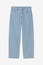 Carica l&#39;immagine nel visualizzatore di Gallery, Carhartt WIP Rylan Pant &#39;Hampton&#39; Denim Rylan Stripe, Blue, stone bleached