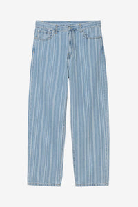 Carhartt WIP Rylan Pant 'Hampton' Denim Rylan Stripe, Blue, stone bleached