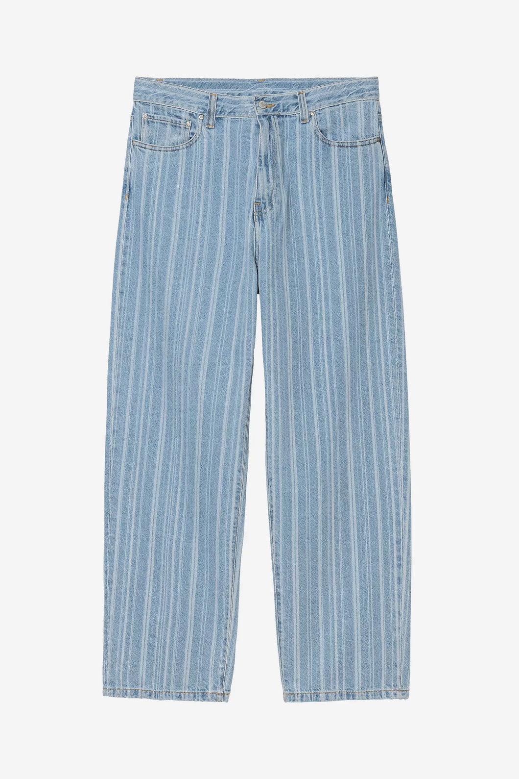 Carhartt WIP Rylan Pant 'Hampton' Denim Rylan Stripe, Blue, stone bleached