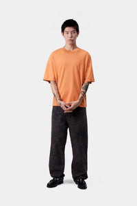 Carhartt WIP S/S Benton T-Shirt Redhaven, Garment dyed