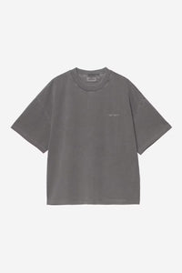 Carhartt WIP S/S Benton T-Shirt Graphite, Garment dyed
