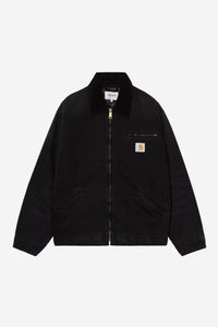 Carhartt WIP OG Detroit Jacket Black (stone canvas)