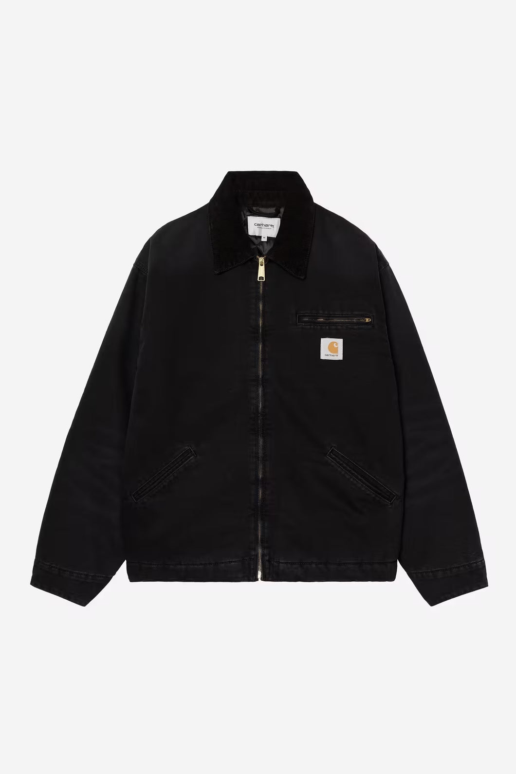 Carhartt WIP OG Detroit Jacket Black (stone canvas)