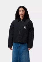 Carica l'immagine nel visualizzatore di Gallery, Carhartt WIP W' OG Detroit Jacket Black / Black stone canvas