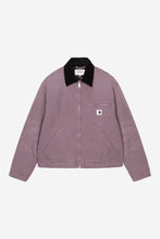 Carica l&#39;immagine nel visualizzatore di Gallery, Carhartt WIP W&#39; OG Detroit Jacket Phlox/Black (stone canvas)