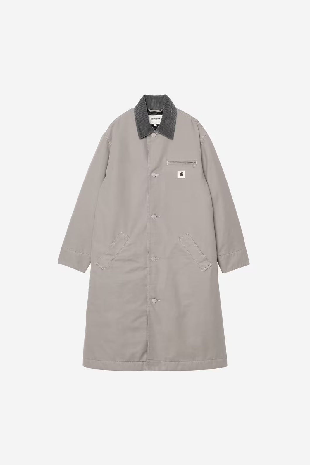Carhartt WIP W' Webster Coat Yosemite / Graphite, Stone washed