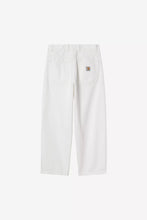 Carica l'immagine nel visualizzatore di Gallery, Carhartt WIP Brandon Pant White, Rinsed