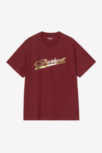 Carica l&#39;immagine nel visualizzatore di Gallery, Carhartt WIP S/S Vroooom T-Shirt Marsala