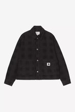 Carica l'immagine nel visualizzatore di Gallery, Carhartt WIP W Everson Shirt Jacket Everson Print, Black, Stone washed